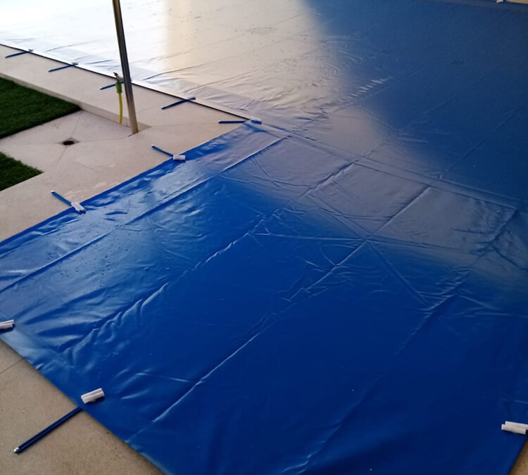 Cubrepiscinas para cliente particular