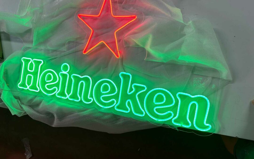 Rótulo neon led para «El Papelón»