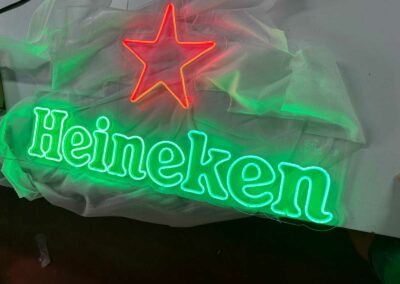 Rótulo neon led para «El Papelón»