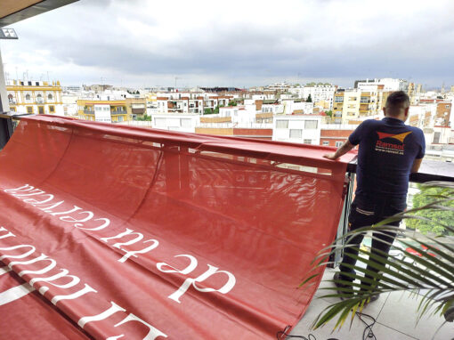 Impresión lona gran formato para Cruzcampo