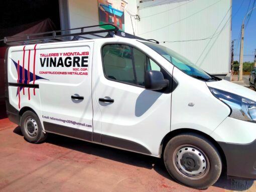 Rotulación de vehículos industrial Talleres Vinagre