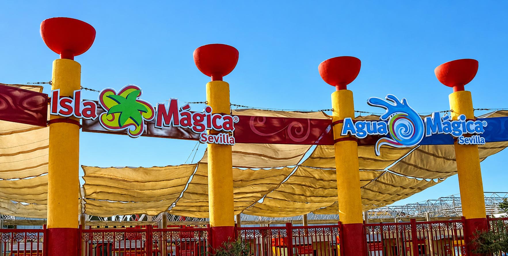 Rótulo para Isla Mágica y Agua Mágica en Sevilla Rótulo para Isla Mágica y Agua Mágica en Sevilla